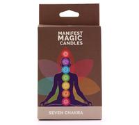 Seven Charkra Manifest Candles (Pack Of 7)