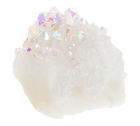 Seven Color Crystal Cluster Stones for Office Yoga Teaching Specimen | Amethyst Quartz Geode Style, Student Study Sample, Artistic Elegance, Air Purification, Energy Protection