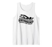 Seven Days Without Swimming Makes One Weak, Swimmer Tank Top