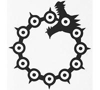 Seven Deadly SINS Anime Maxres Vinyl Stickers Symbol 5.5" Decorative DIE Cut Decal for Cars Tablets LAPTOPS Skateboard - Black