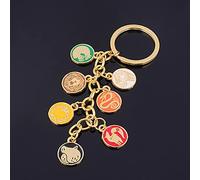 Seven Deadly Sins Protagonist Tattoo Necklace Anime Peripheral Dragon Fox Snake Pig Sheep Lion Grizzly Bear Animal Color Coin