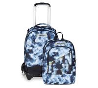 Seven Detach Jack 3 Wheels School Trolley Grey Backpack with Detachable Trolley 37 L Bottle Pocket Detachable Backpack Multipurpose Spacious Elementary and Middle School Child Backpack, grey, Taglia