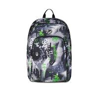 Seven Detach Pro XXL Reversible School Backpack, Grey, Double Compartment Backpack with Wireless Earphones, PC Pocket and Bottle Pocket, Middle and High School, Boy