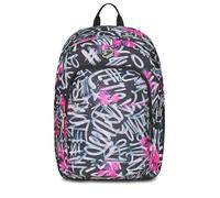 Seven Detach Pro XXL School Backpack with Wireless Headphones, Black Fuchsia, Internal Pocket for PC and Side Pocket for Bottle, 33 L, Middle and High School, Girl Backpack, Black, Taglia Unica