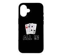 Seven Deuce All In Texas Hold Em Shove 7 2 Funny Poker Case for iPhone 16