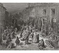 Seven Dials Covent Garden 19th century. After an illustration by Gustave DorÔøΩ in the 1890 American edition of London: A Pilgrimage written by Blanchard Jerrold and illustrated by Gustave DorÔøΩ