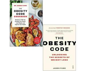 Seven Dials Dr Jason Fung 2 Books Collection Set (The Obesity Code Cookbook, The Obesity Code)