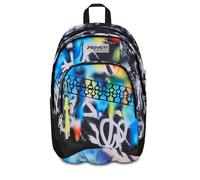Seven Dual BUZZY NOTE BOY School Backpack, Double Compartment, Blue, 32 L, Multi-Function, Equipped Pocket, Side Pocket for Water Bottle, Computer Compartment, Middle and High School, Child, Boy