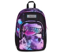 Seven Dual Detach Pink Fusion School Backpack, Black, 32 L, Double Compartment, Multifunctional Pockets, Detachable Backpack, Pocket with Organizer, Computer Compartment, Middle and High School, Girl
