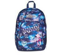 Seven Dual Detach School Backpack, Fuchsia Purple, Double Compartment, 32 Litre Capacity with PC Pocket, Bottle Pocket, Pocket with Organizer and Detachable Compartment, High Schools, Girl, purple