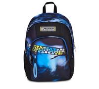 Seven Dual Detach School Backpack, Fusion, Black, 32 L, Double Compartment, Multi-Function, Detachable Backpack, Pocket with Organizer, Computer Compartment, Middle and High School, Child, Boy