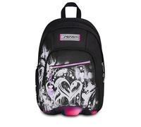 Seven Dual PLUMPY LINE GIRL School Backpack, Double Compartment, Grey, 32L, Multi-Function, Equipped Pocket, Side Pocket for Water Bottle, Computer Compartment, Middle and High School, Girl, Girl