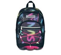 Seven Dual School Backpack, Black Fuchsia, Double Compartment 31L, with PC Pocket, Bottle Pocket and Organizer Pocket, Middle and High School, Girl Backpack, Black, Taglia Unica