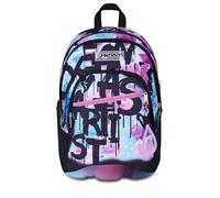 Seven Dual School Backpack, Fuchsia Blue, 31L Double Compartment, with PC Pocket, Bottle Pocket and Organizer Pocket, Middle and Upper School Backpack, Girl Backpack, azure, Taglia Unica