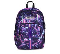 Seven Electrivibe Girl Dual Detach School Backpack, Black, 32 L, Double Compartment, Multi-Function, Detachable Backpack, Pocket with Organizer, Computer Compartment, Middle and High School, Girl