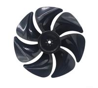 Seven Fan Accessory For General Air Circulator Floor Standing Wall Mounted Desktop Types Low Noise Plastic Build 22cm Black Tone(black)
