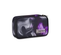 Seven FREETHINK Quick Case School Pencil Case, Black, Rectangular Pencil Case, Equiped, Spacious 45 Pieces, Complete with Pencils, Pens and Colours, Elementary and Middle School, Girl, Girls, Leisure