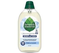 Seventh Generation Laundry Detergent, Ultra Concentrated EasyDose, Free & Clear, 23.1 Fl Oz