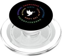 Seven Gifts of the Holy Spirit - Dove design PopSockets PopGrip for MagSafe