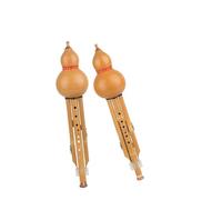 Seven-hole And Nine-hole Hulusi Instrument Jinzhu Professional Performance Type C Key B Flat Key Adult Wide Range(9 holes,F)