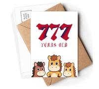 Seven Hundred Year Old Vitality Postcards Envelopes Cards Mailing Year Horse