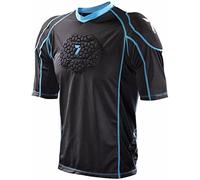 Seven iDP 7 iDP Flex Body Protector for Mountain Biking & Action Sports - Black / Blue (Small)