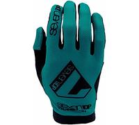 Seven iDP 7iDP Transition Full Finger MTB Cycling Gloves (Blue, M)