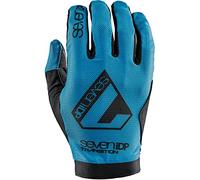 Seven iDP 7iDP Transition MTB Gloves - Lightweight Full Finger Cycling Gloves with Perforated Palm, Silicone Grip Fingertips & Pull-On Fit for Mountain Bike, BMX & Trail Riding