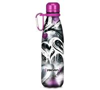 Seven Insulated Water Bottle, White, 500 ml, Stainless Steel, BPA-Free, Leakproof, Keep Warm Temperature 12h Reddo 24h, Reusable, for Children and Teenagers, School, Sport, Travel