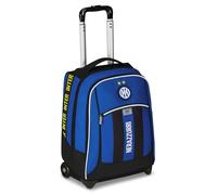 Seven Inter Big Trolley Football School Fixed, Blue, 2 in 1, Double Use, Trolley and Backpack, Elementary School, Child, blue, Taglia unica, Casual