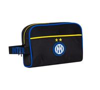 Seven Inter Football Toiletry Bag Screen Printed on Handle with Handle Personalised for Children, Official Product, Gift Idea
