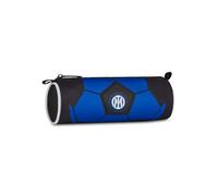 Seven Inter Pen Holder, Blue, Zip Opening, Backpack Accessories, Elementary School, Middle and High School, for Children, Teens and Adults, Football, Official Product