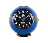 Seven Inter Quartz Alarm Clock Ball Black Light Blue Kids Boys Football Fan Gift