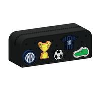Seven Inter Silicone Sachet with Custom Patches, School and Leisure, Boy and Girl, Black, Taglia Unica
