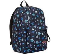 Seven Ischoolpack Backpack, Black - Single Compartment - Integrated Power Bank and Side USB Plug - School and Leisure