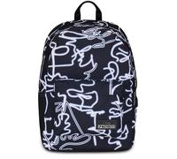 Seven Ischoolpack with Integrated Powerbank and USB Backpack Unisex - Children and Teenagers, Black, Unica, modern