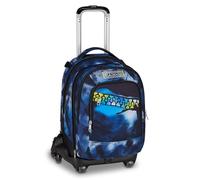 Seven Jack 8 Wheels Trolley Detach Blue Fusion, Blue, 34 L, Decomposable, Detachable Backpack, 4 in 1, Cross-over System, Multifunctional Pockets, Elementary and Middle School, Children, Boys