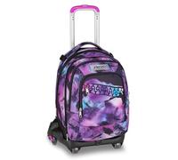 Seven Jack 8 Wheels Trolley Detach Pink Fusion, Violet, 34 L, Decomposable, Detachable Backpack, 4 in 1, Cross-over System, Multifunctional Pockets, Elementary and Middle School, Girl, Girl