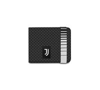 Seven Juventus Elastic Wallet, Black, Banknote and Card Slots, Coin Holder with Magnetic Button, External Elastic, for Kids and Teens, Travel, Leisure, Supporter Gift