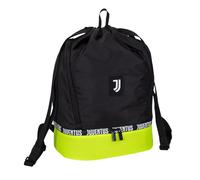 Seven Juventus Magic Team Gym Bag, Hard Bottom Shoe Holder, Elastic Water Bottle Holder, Child, Boy, Football, Official Product, Gift Idea