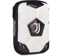 Seven Juventus Quick Case 3D School Case, White, 3D Shell Case, Zip Opening, Backpack Accessories, Elementary and Middle School, Children and Teens, Football, Official Product