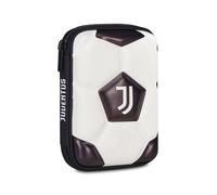 Seven Juventus Quick Case 3D School Case, White, 3D Shell Case, Zip Opening, Backpack Accessories, Elementary and Middle School, Children and Teens, Football, Official Product