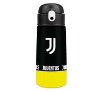 Seven Juventus Thermos Water Bottle for Boys, BPA-Free Stainless Steel, 460 ml, Temperature Maintenance: Hot 12h/Cold 24h, Child, Boy, Football, Official Product, Gift Idea