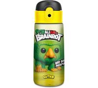 Seven Kid Italian Brainrot Bottle, Green, 460ml, Stainless Steel, BPA Free