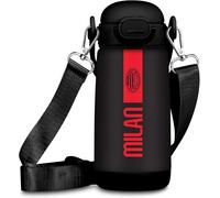 Seven Kid Milan Bottle, Black, 460ml, Stainless Steel, BPA Free, Airtight