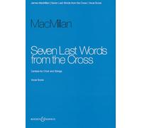 Seven Last Words from the Cross: Cantata. mixed choir (SATB) and string orchestra. Réduction pour piano.