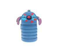Seven Lilo & Stitch 2 in 1 Extendable Silicone Pencil Case, Stitch, Blue, Pencil Case, Table Pen Holder, Zipper Closure, School and Leisure, Girl, XX, Modern