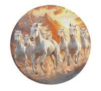 Seven Lucky Running Wild Horses Fridge Magnets Refrigerator Magnets 1PCS