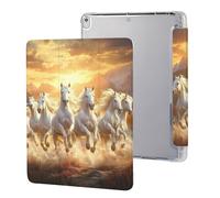 Seven Lucky Running Wild Horses Tablet Case Compatible for IPAD Pro (10.5in) /IPAD Air3(10.5in) Protective Cases Cover Stand Covers