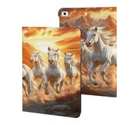 Seven Lucky Running Wild Horses Tablet Case Protective Case Stand Cover